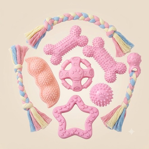6pc puppy chew - chew, toys