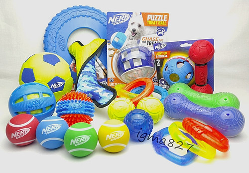 Nerf dog puppy toy balls - toy, chew