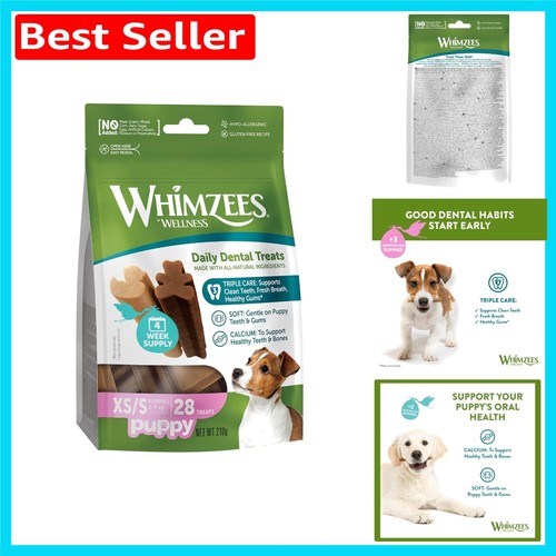 Natural puppy dental sticks - sticks,