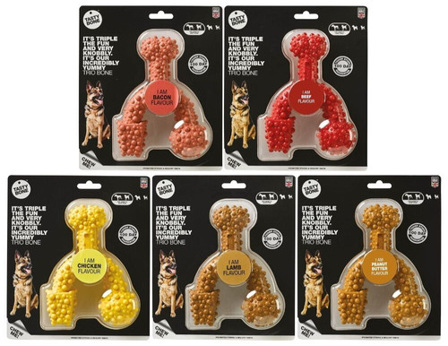 Tastybone dog toy trio - tastybone,