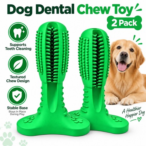 2pack dog toothbrush - toothbrush, rubber