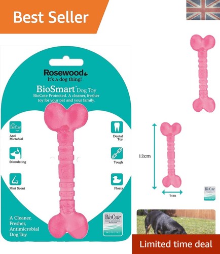 Biosafe pink puppy - pink, bone