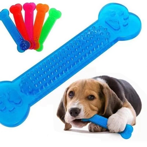 Pet dog chew rubber bone - pet, tug