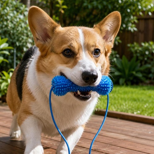 Dual action dog - action, chew