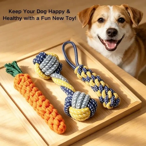 Cotton rope dog - chew, toy