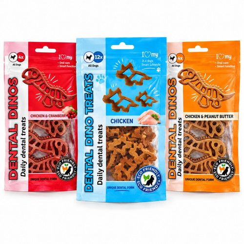 Dental chews dog dino - dental,