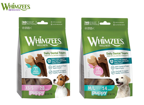 Whimzees puppy dog daily - whimzees,